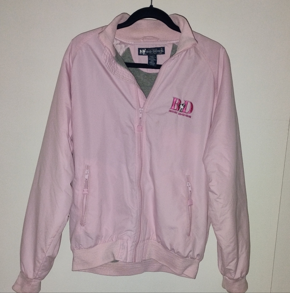 Big Dogs Light Pink Bomber Jacket